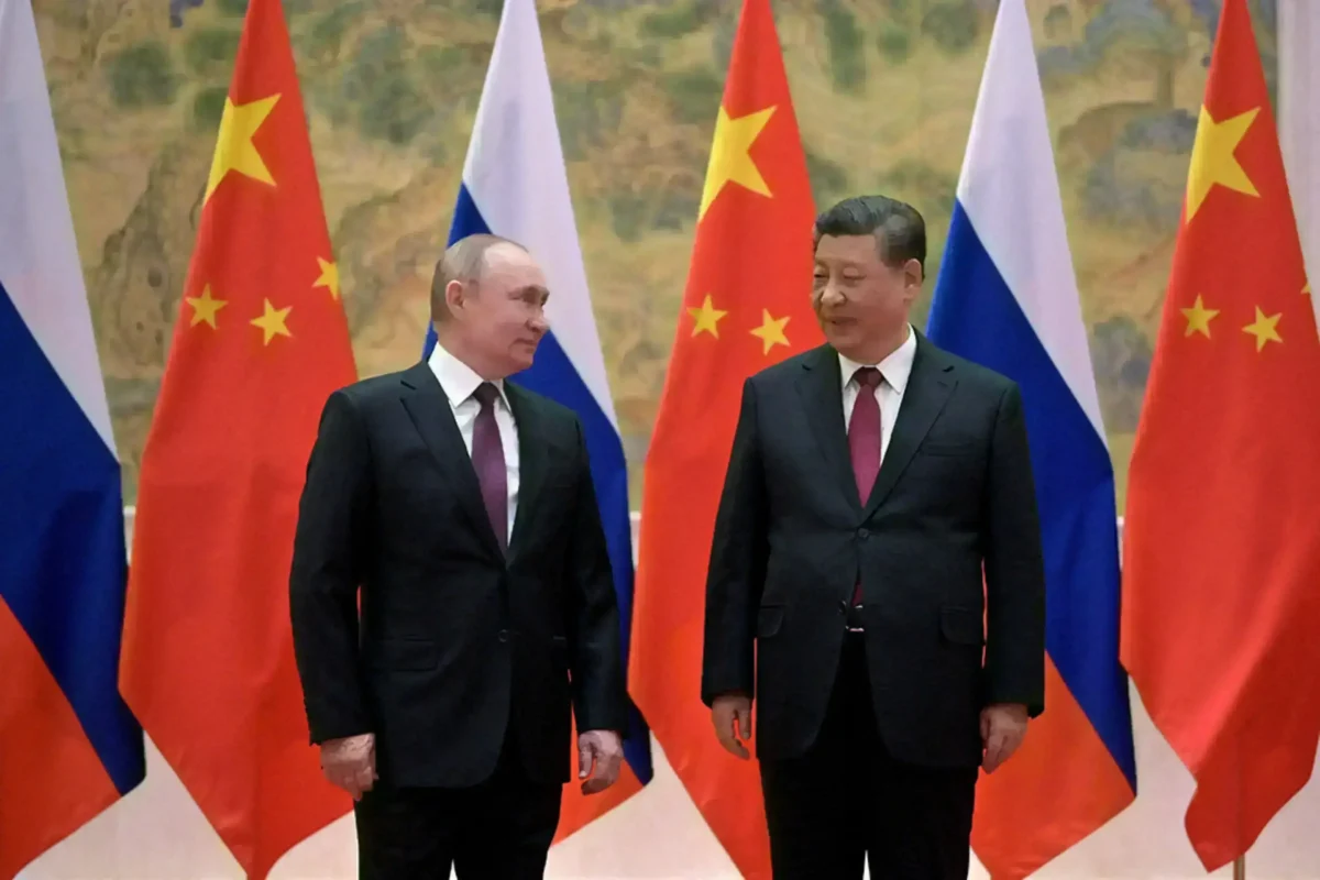 Chinese President Xi Jinping and Russian President Vladimir Putin