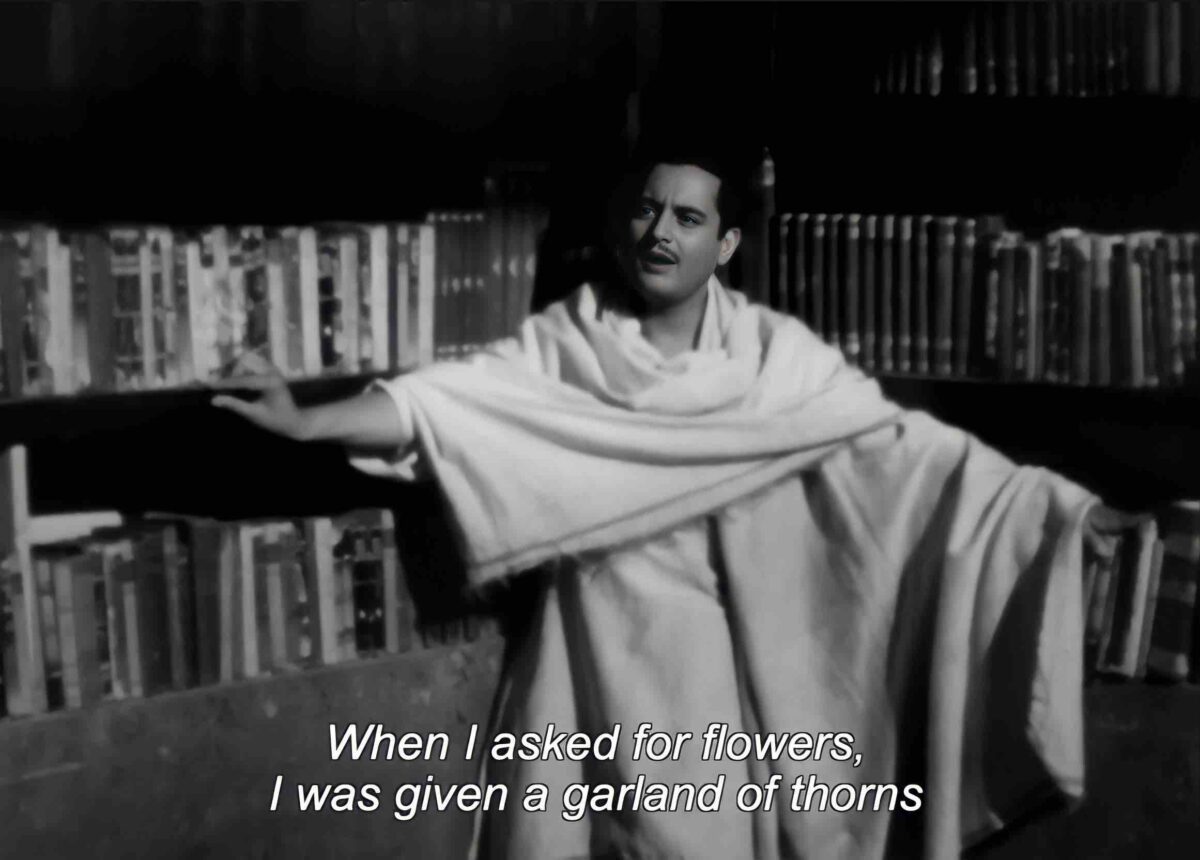 Guru Dutt in Pyasa