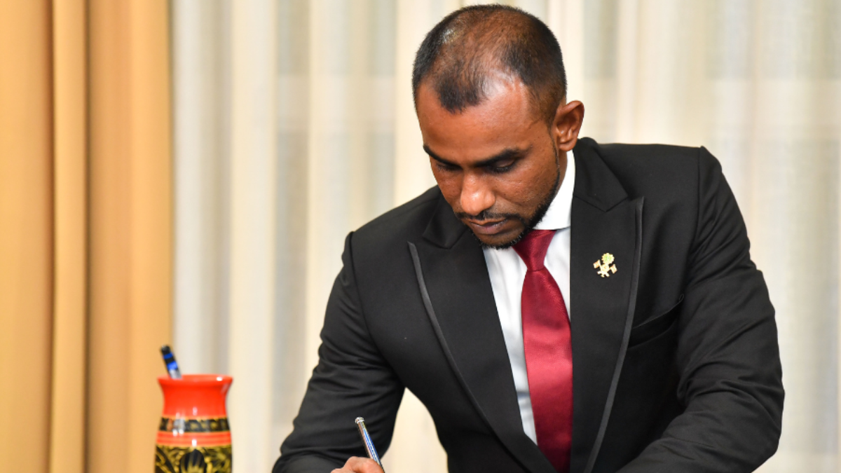 Maldives Tourism Minister , Ibrahim Faisal
(Source: Corporate Maldives)