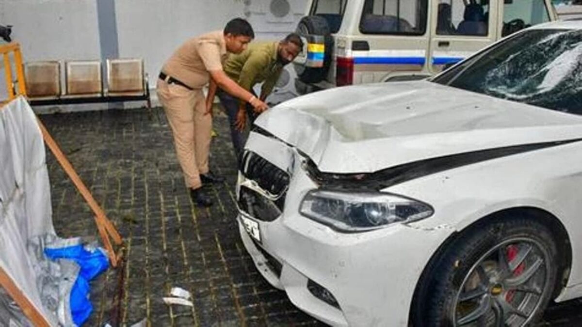 Condition of the BMW car Mihir Shah was driving