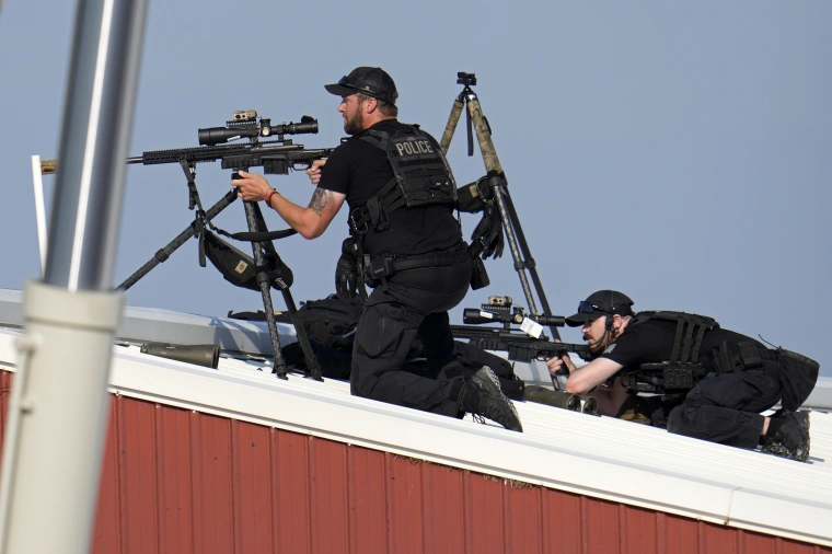 US Secret Service in Trump Rally