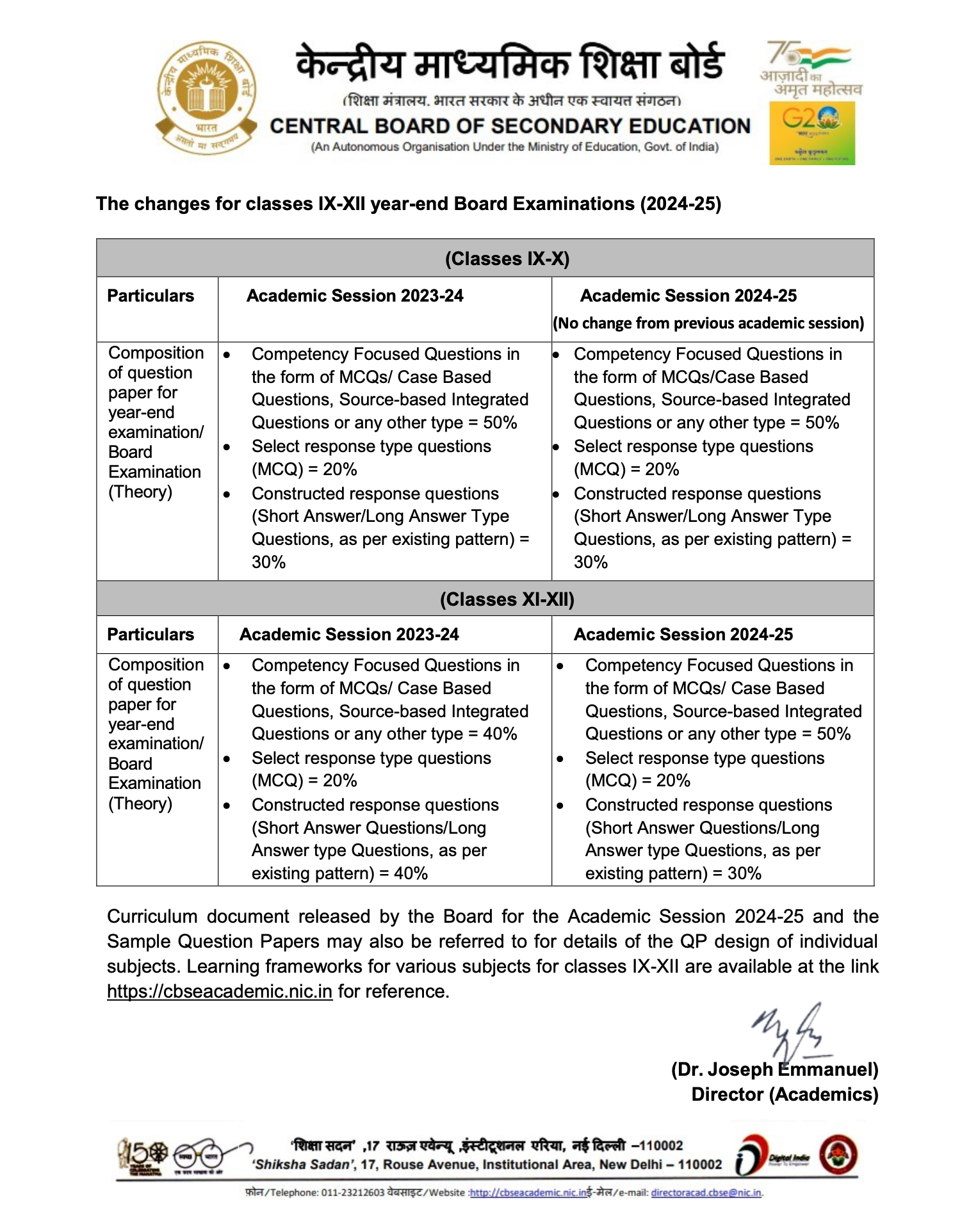 CBSE Unveils New Exam Policies