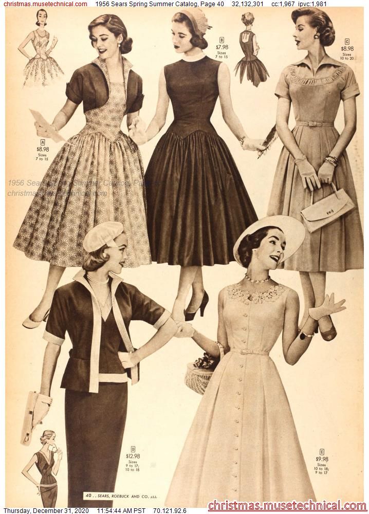 skirts in 1950s