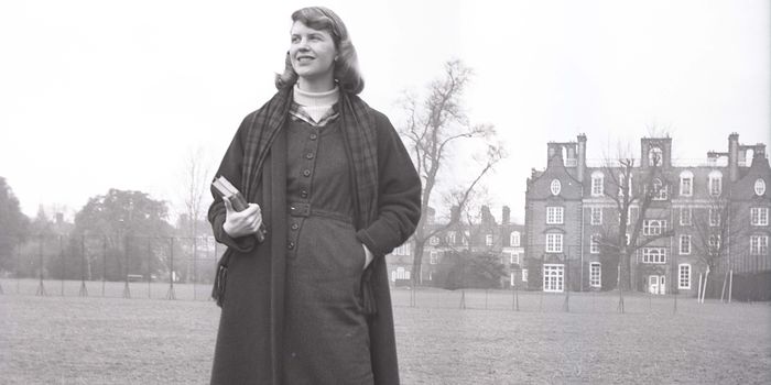 A photograph of Sylvia Plath
