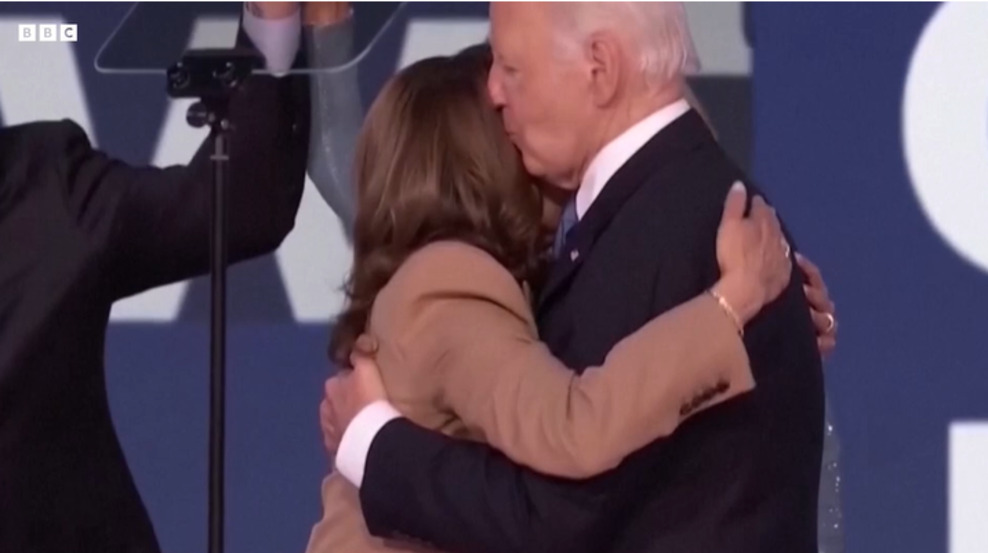 Joe Biden and Kamala Harris.