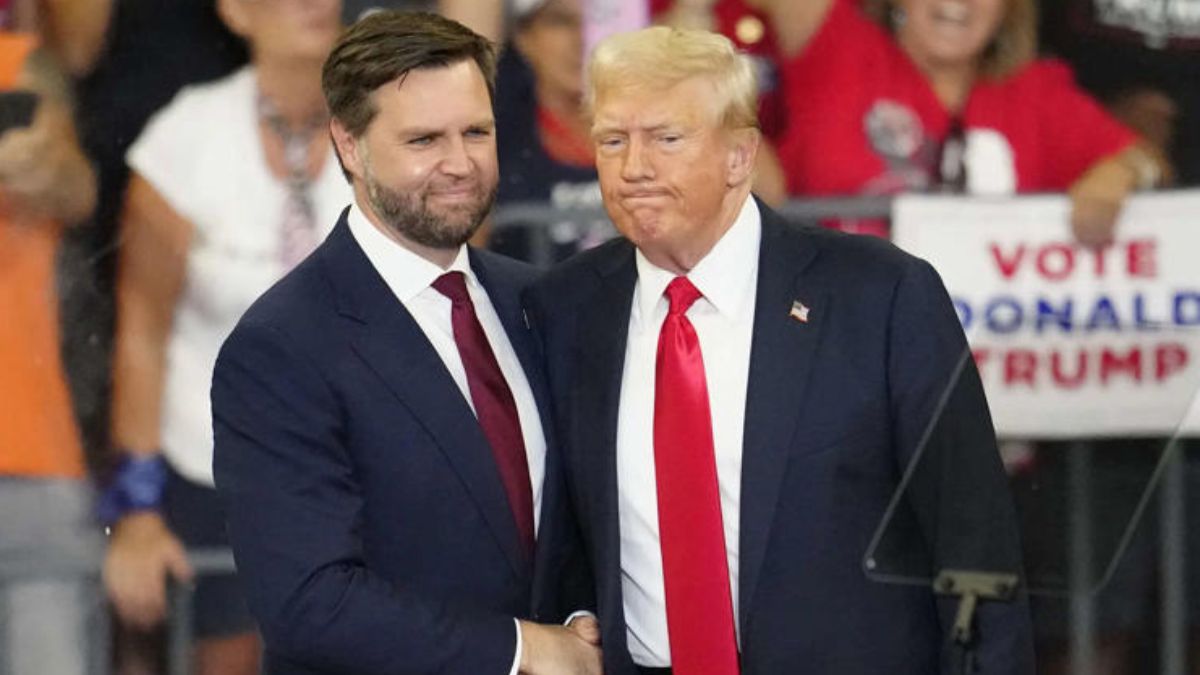 Donald Trump with JD Vance