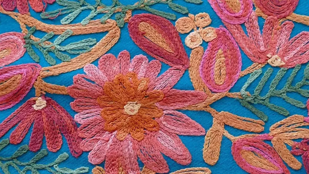 Kashmiri embroidery 
