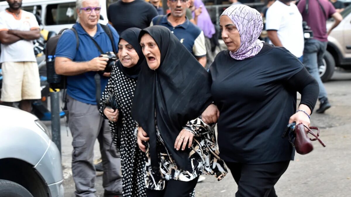 The Family of the Victims of the Pager Explosion while receiveing the news of their Loved ones 