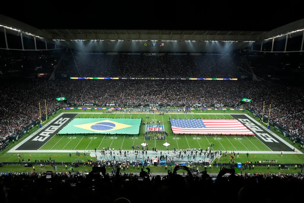 In Week 1 of the current season, the Philadelphia Eagles and the Green Bay Packers played in São Paulo, Brazil.