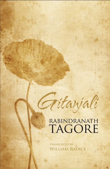 book cover of Gitanjali by Rabindranath Tagore.