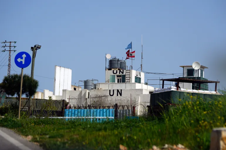 A general view of a base of the United Nations Interim Force in Lebanon (UNIFIL) at the Lebanese-Israeli border, in the southern village of Markaba, Lebanon

india