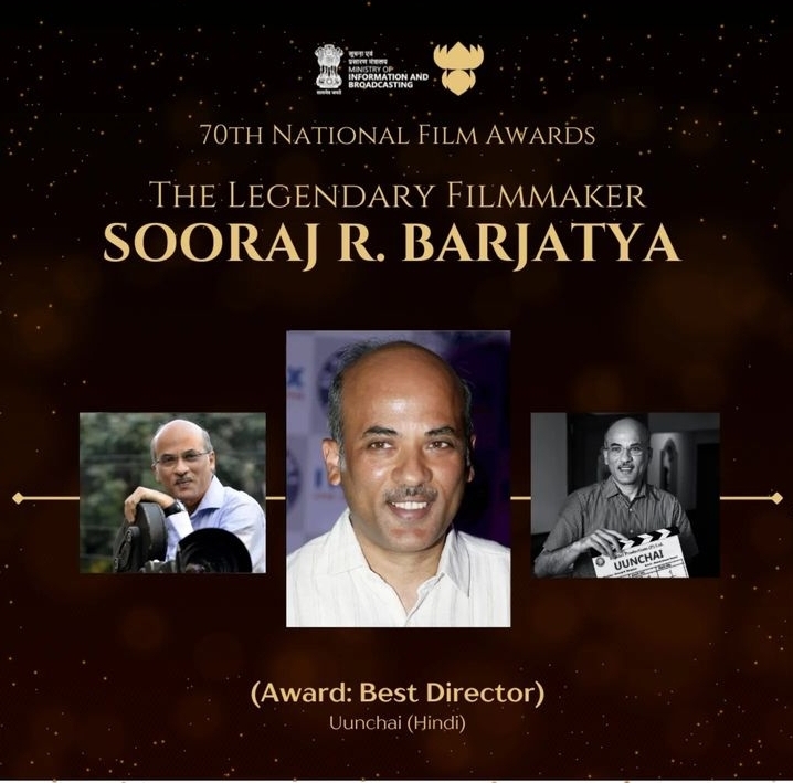 Sooraj Barjatya took home the award for Best Director for Uunchai 