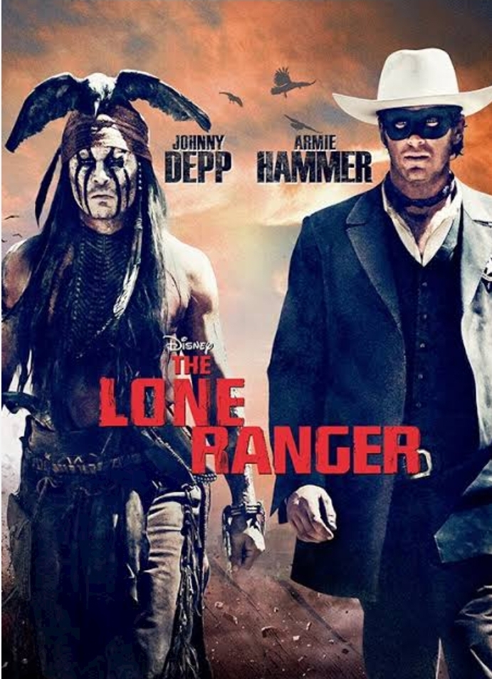 The lone ranger movie's poster