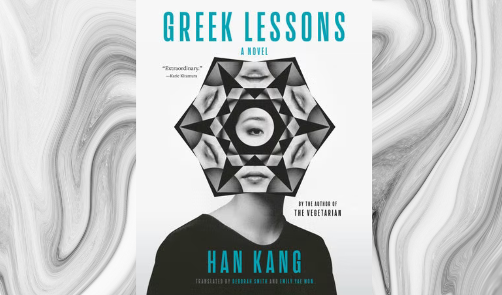 Cover image of Han Kang's book, Greek lessons