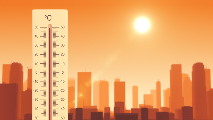 Warmest october recorded.