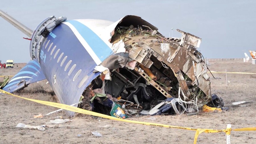 Azerbaijan plane crashed, image from the site
