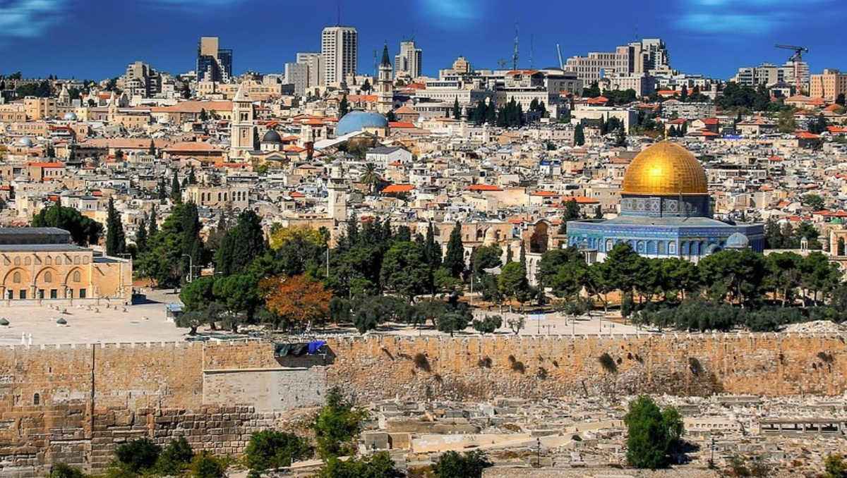 Palestine, maybe traced back to ancient times when the region was called the Kingdom of Judah & Israel.

Courtesy: iStock